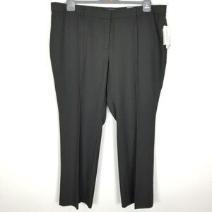 Amanda + Chelsea Women Plus Modern Fit Trousers Size 22W Black Washable Stretch